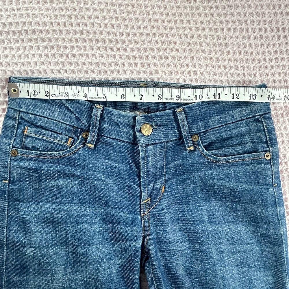 Citizens of Humanity Y2K low rise Faye wide-leg  flare medium wash jeans size 25 - Picture 6 of 8